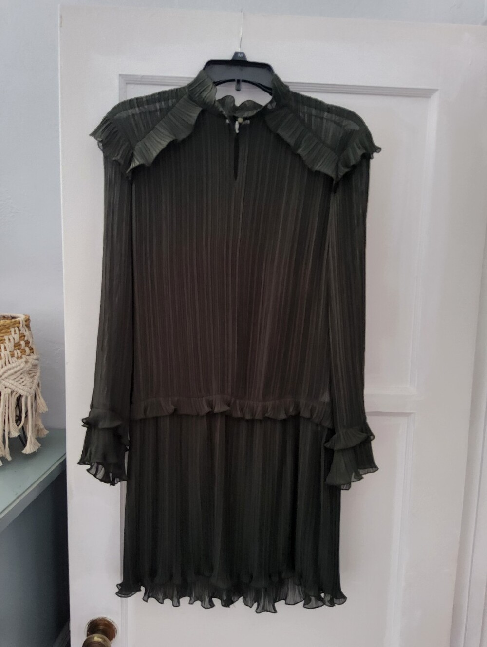 KENZO Ruffled Long-Sleeve Dress